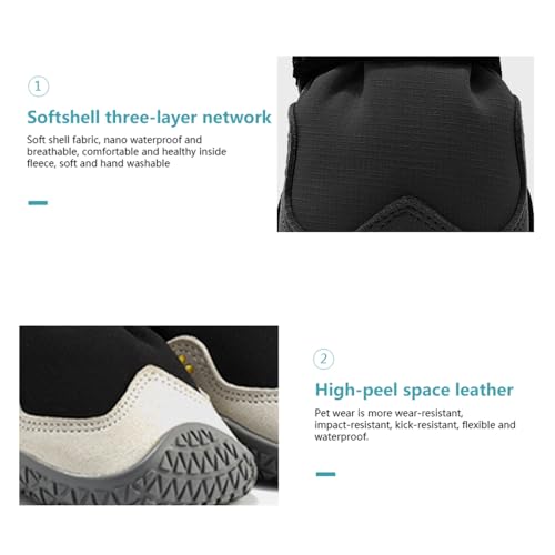 dalishop Botas para cães grandes, sapatos para cães de médio porte, botas para patas ou cães para pa