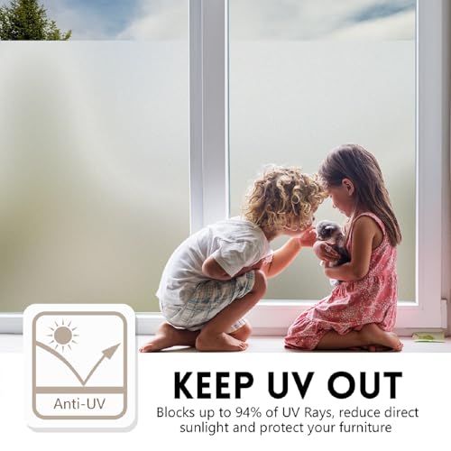 image for KESPEN WINDOW FILMS KESPEN Window Privacy Film Frosted Glass Heat Cont