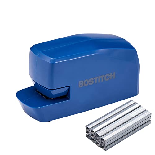 Bostitch Office Portable Electric Stapler, 20 Sheets, Ac Or Battery Powered, Includes 1250 Staples, Blue #TOP22