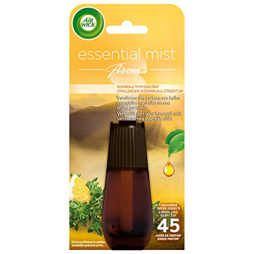 Air Wick Essential Mist 百里香、柠檬和迷迭香精油扩散器补充装 20ml