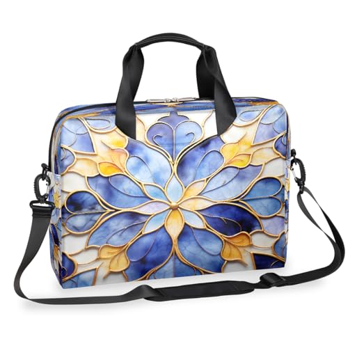 Bolsa para portátil 16 pulgadas patrón mármol mandala miniatura 1