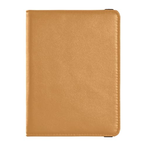 Custodia per passaporto pelle PU ultra sottile custodia per per donne e ragazze carino libro da viaggio giallo Multicolore 35 1 size