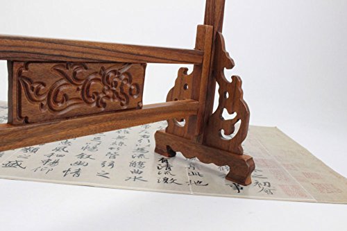 Image of Easyou Chinese Japanese Calligrapghy Rosewood Brush Hanger Drawing Brush Holder (BRUSHHANGERROSE001)