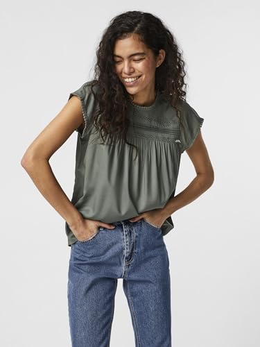Vero Moda VMDEBBIE Pleat S/L Top GA Noos T-Shirt