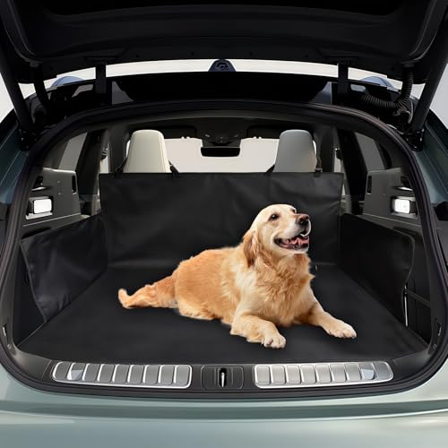 Sporgo Kofferraumschutz Hund: Universal Kofferraumschutz mit Seiten und Ladekantenschutz, Kofferraum Hundedecke Schutzmatte Wasserdicht rutschfest Kratzfest, Kofferraumdecke Hunde für Auto