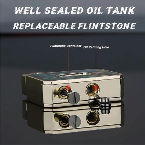 Encendedor Retro Slim de Kerosene con Diseño de Seguridad miniatura 6