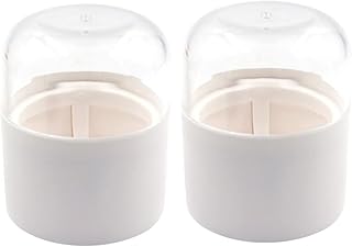 2 soportes para huevos de maquillaje, contene...