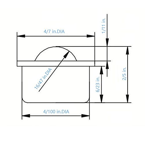 10Pcs 1/3" Mini Nylon Ball Transfer Bearing Unit 0.34Mm Table Conveyor Roller Ball For Transmission, Furniture,Wheelchair- 1/3Inch #TOP4