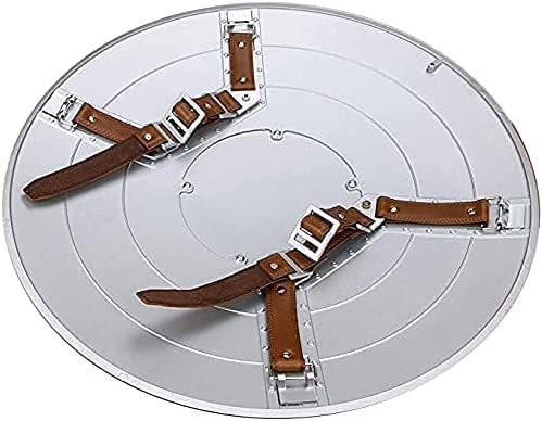 Thor Instruments America Shield 24 Inch Mild Steel Round Shield Leather Grip Wall Decor Shield Gift Item Rustic Vintage Home Decor Gifts #TOP2