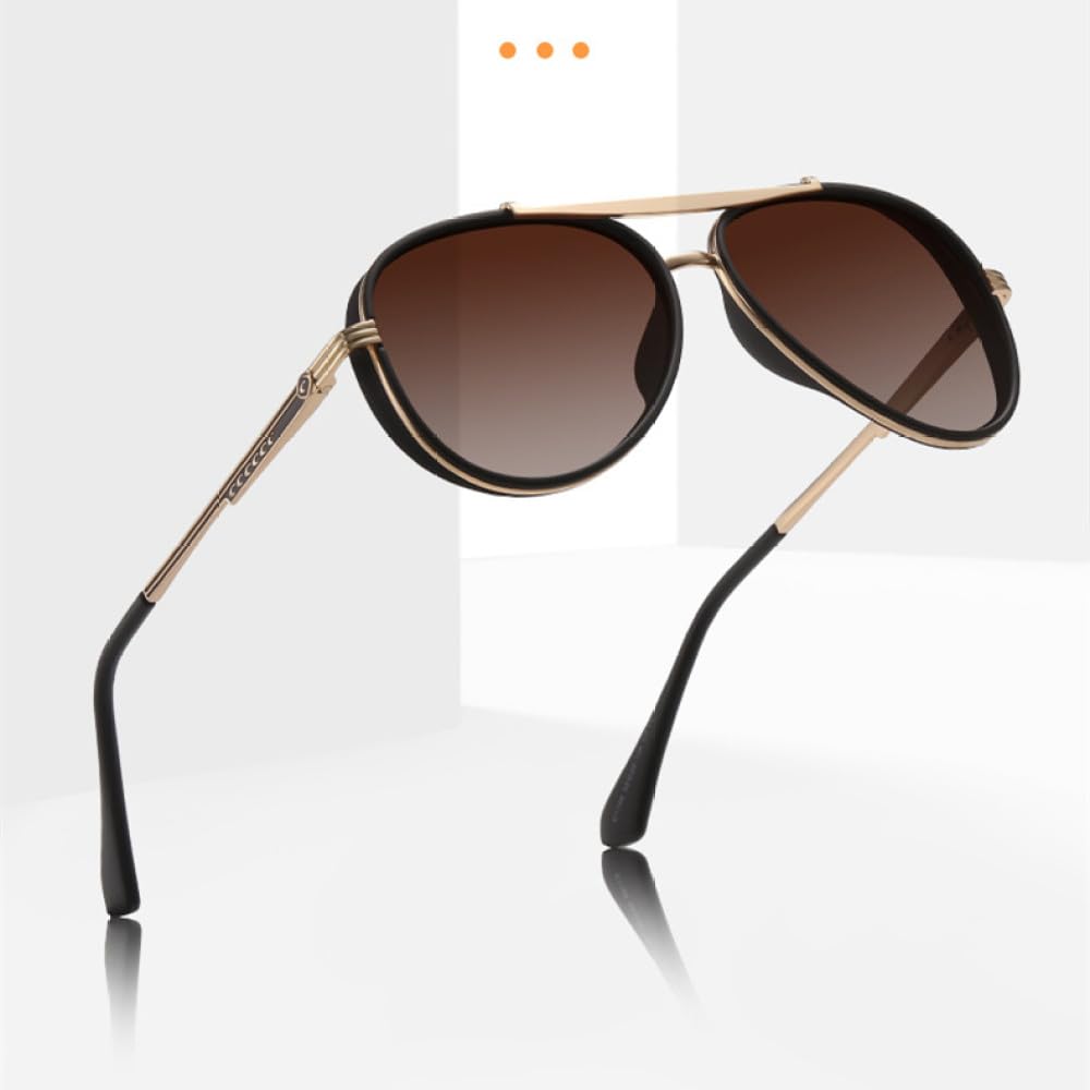 Gafas de sol retro Hombres Conduciendo Viajando Gafas de sol de lujo Mujeres