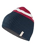 Streifenmuster VAUDE Unisex Melbu Beanie Iv M tze, dark sea/pink, Einheitsgröße EU