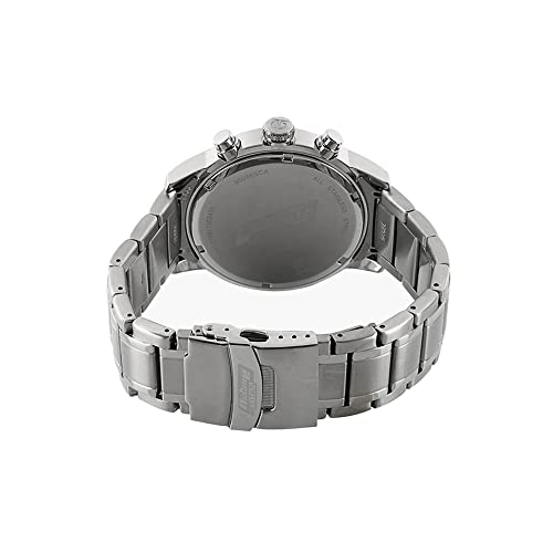 Titan Mens Analog Black Dial Silver Band Stainless Steel Watch - Image 2