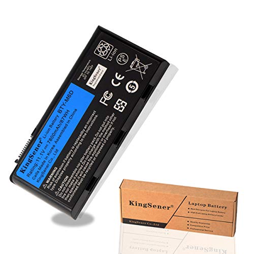 KingSener 11.1V 7800mAh New 9 Cells BTY-M6D Laptop Battery for MSI GT60 GT70 GX780R GX680 GX780 GT780R GT660R GT663R GX660 GT680R GT783R