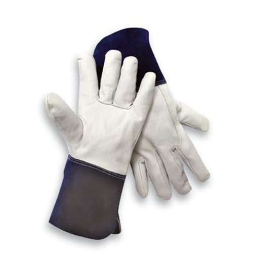 Radnor XLarge 12 14" White and Blue Premium Grain Goatskin Unlined