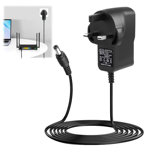 12V 1A Power Adapter AC Adapter 100-240V to 12v DC Power Supply Driver Transformer Universal Power Adapter 5.5mm x 2.1mm Jack power supply for LED Strip Lights Router CCTV Camera Monitor