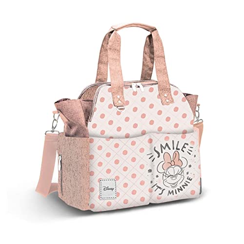 Minnie Mouse Dear-Bolso para Carro de Bebé Mommy, Salmón, 44 x 32 cm