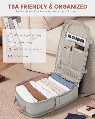Image of LOVEVOOK Travel Backpack for Women, 50L Carry On Backpack Flight Approved