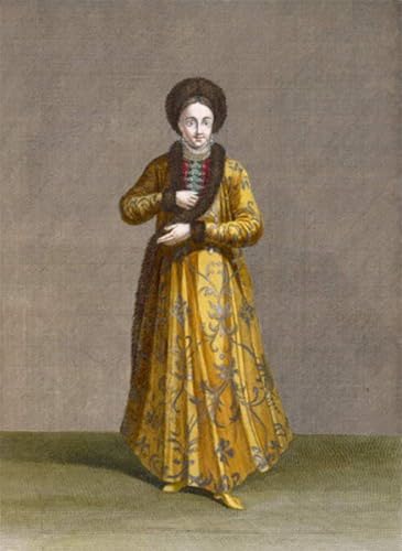 Cuadro de Lienzo Princesa de Valaquia 60x90cm de Jean Baptiste Vanmour para Salon