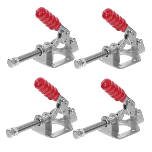 Pince à bascule manuelle en lot de 4 pour un serrage rapide du bois - 2