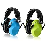 Snowth 2 Packungen Kopfhörer mit Geräuschunterdrückung für Kinder, faltbar, Geräuschunterdrückung, SNR 26 dB, für 3 – 16 Jahre, Studenten, Schlafen, Studieren, Reisen