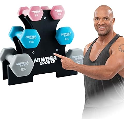 Miweba Sports Vinyl Hantelset NKH120 Cover