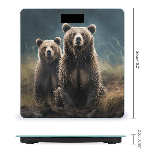 Báscula digital de baño VstaDank con vidrio templado miniatura 2