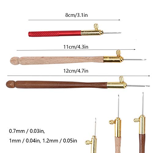 Tambour Hook with 9 Needles (0.7mm, 1mm, 1.2mm) - Image 3