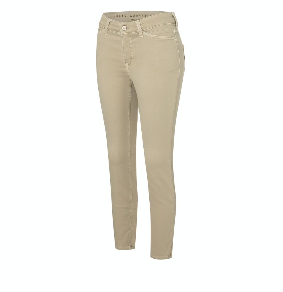 Mac - Damen 5-Pocket Jeans, Dream Summer (5492-90-0351L) | Hochelastischer Light-Denim. Straight Fit. Schmales, gerades Bein. Verkürzte Länge. Schlitz-Detail am Saum. Normale Leibhöhe.