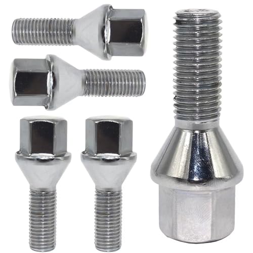 Pernos de rueda para coche juego de 5 tornillos de neumático compatibles con E46 E90 E87