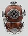 Nautical Marine Diving Helmet US Navy V Mark Divers Helmet Antique Vintage Scuba Deep sea Helmet Brass Iron Full Size Diving Divers Helmet