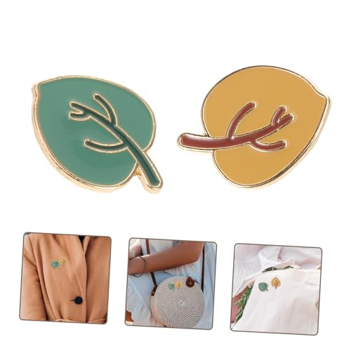 Épingles à vêtements de feuilles et broche de châle automne hommes - 6