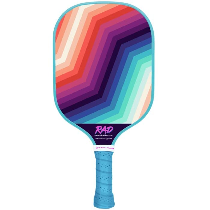RAD Pickleball Paddle – USAPA Approved Pickleball Racket – Fiberglass Surface with Spin Grit Tech – Carbon Fiber Pickleball Paddle for Power & Control