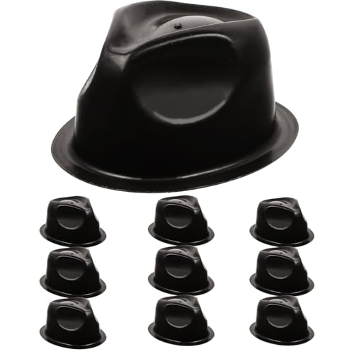 POPETPOP 10 piezas Soporte para Sombreros de Rígido de PVC Exhibidor Portátil de Mesa Soporte para Gorras Redondas con Perímetro para Tienda o Hogar