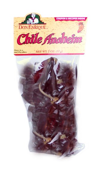 Amazon Com Melissa S Dried Anaheim Chiles 3 Bags 3 Oz Chile Peppers Produce Grocery Gourmet Food