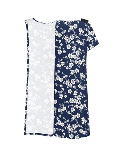 Image of Deyeek Hospital Gowns for Women Labor Delivery Shoulder Surgery Dress Adaptive Clothing Night Robes for Elderly Plus Size