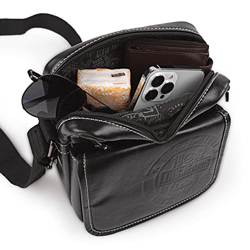 Bandolera hombre Lois Desert con correa ajustable y cierres seguros 3