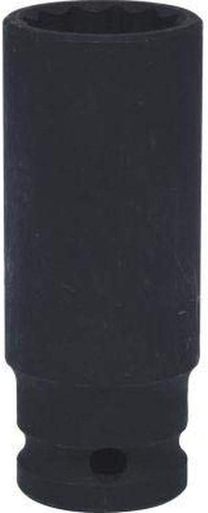 KS TOOLS 1/2" 12 Point Impact Socket, Long, 22 mm