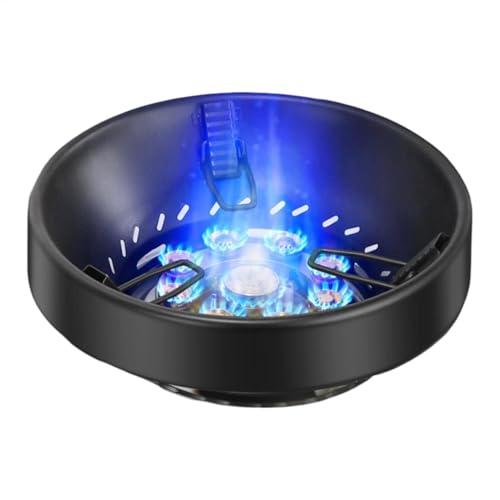 Protector contra el viento con aislamiento de estufa, soporte a prueba de viento con reflejo de estufa portátil, cubierta para capó de parabrisas de estufa, cocina, parabrisas para estufa de camping p