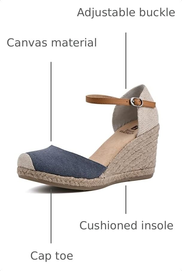 Image of WHITE MOUNTAIN Women's Mamba Espadrille Wedge Sandal