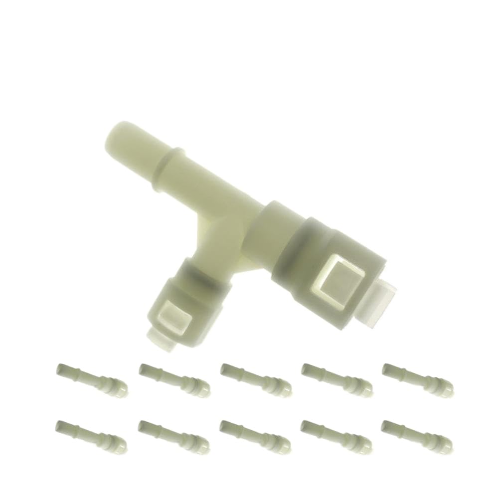 Heater Hose Connector 15055343 Compatible with Silverado Suburban Tahoe Escalade Sierra 2002 2014 Replacement for 800 413(10PCS)