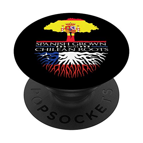 Raíces chinas de cultivo español España China Bandera de árb PopSockets Agarre y Soporte para Teléfonos y Tabletas