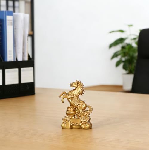 Estatua Feng Shui de Caballo de Resina para Decoración miniatura 4