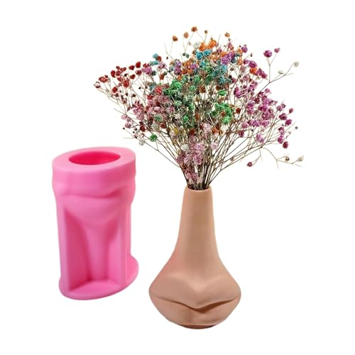 Moules vase à bouche en silicone pour décorations de maison - 7