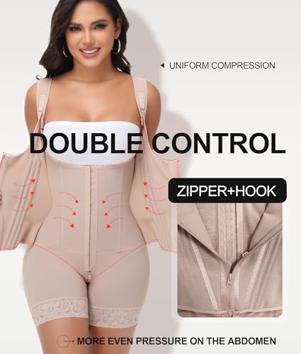Image of M MYODRESS Fajas Colombianas Moldeadoras Shapewear Tummy Control Faja Body Shaper Postpartum Post Surgery Compression Garment
