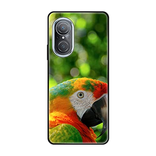 Coque Huawei nova 9 SE König Design en TPU anti-chocs motif perroquet