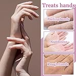 Hydrating Hand Masks, 6PCS Hand Mask Moisturizing Gloves for Men Women, Smooth Long Lasting Soft Exfoliating Hand Peeling Spa Mask Moisturizer Beauty Gift Set for Dry Cracked Rough Dull Hands（A) - Image 3