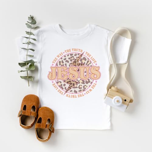 Jesus Toddler Shirt - Cute Christian Leopard Lightning Bolt - Boy Girl Toddler Youth Kids Clothing2