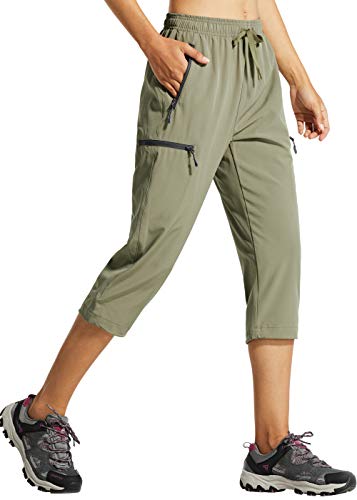 Libin Damen Wanderhose Sommer Leicht Schnell Trocknend Caprihose...