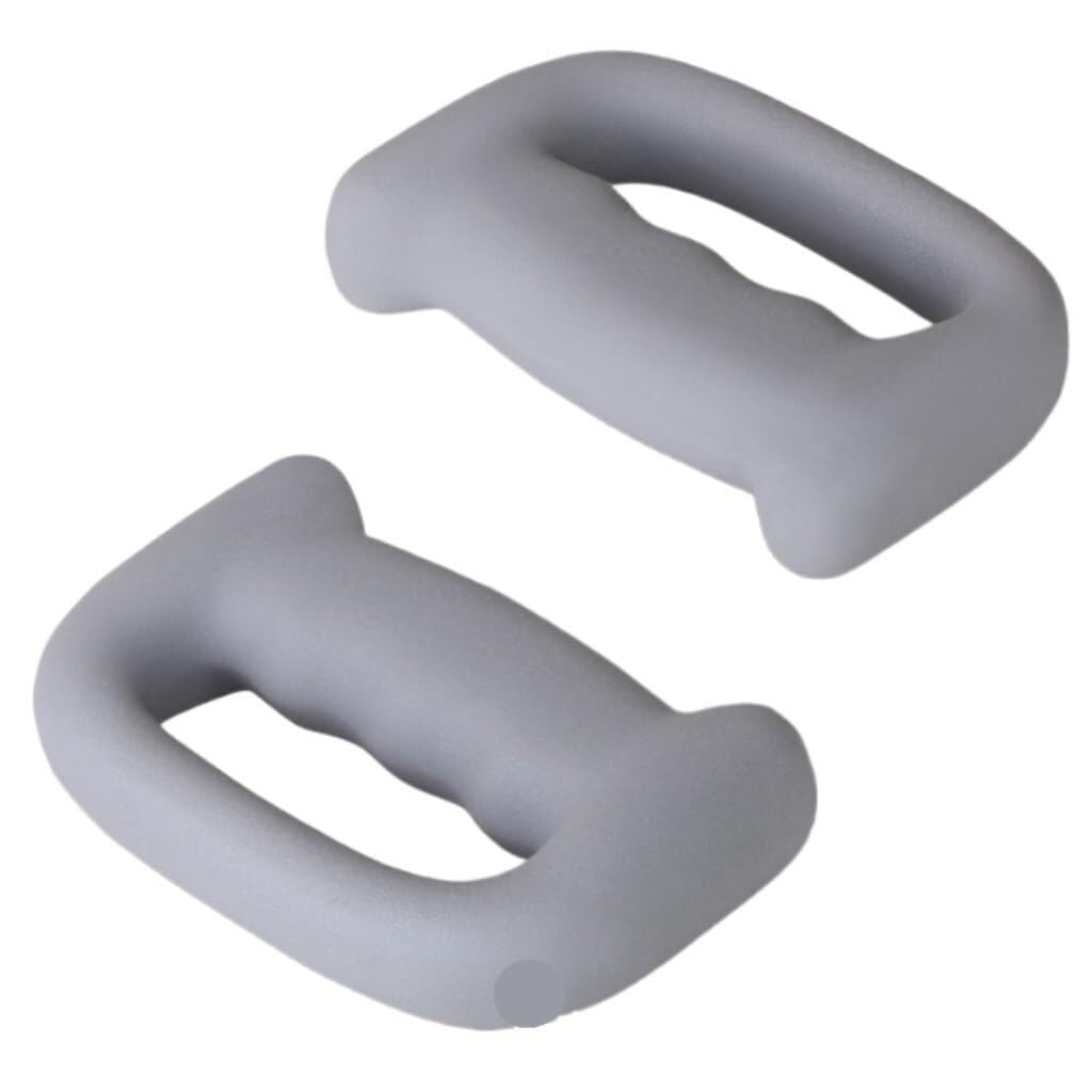 Neoprene D-Type Dumbbells for Men Women Hand-Held Air Strike Weight-Bearing Running Training Cast Iron Dumbbell Set 1kg to
