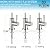 TUTEW Drinking Water Faucet Brushed Nickel, Kitchen Water Purifier Faucet for Non-Air Gap Reverse Osmosis Water Filtration System